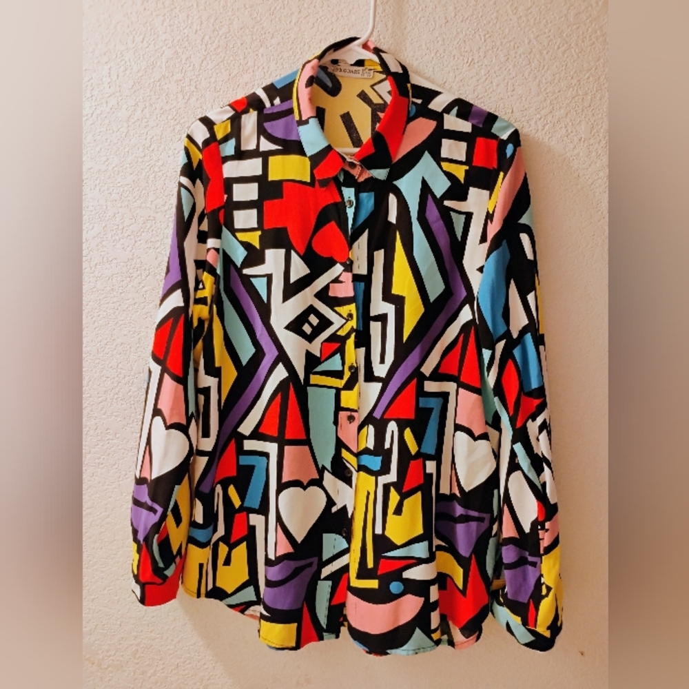 Abstract Dress Shirt